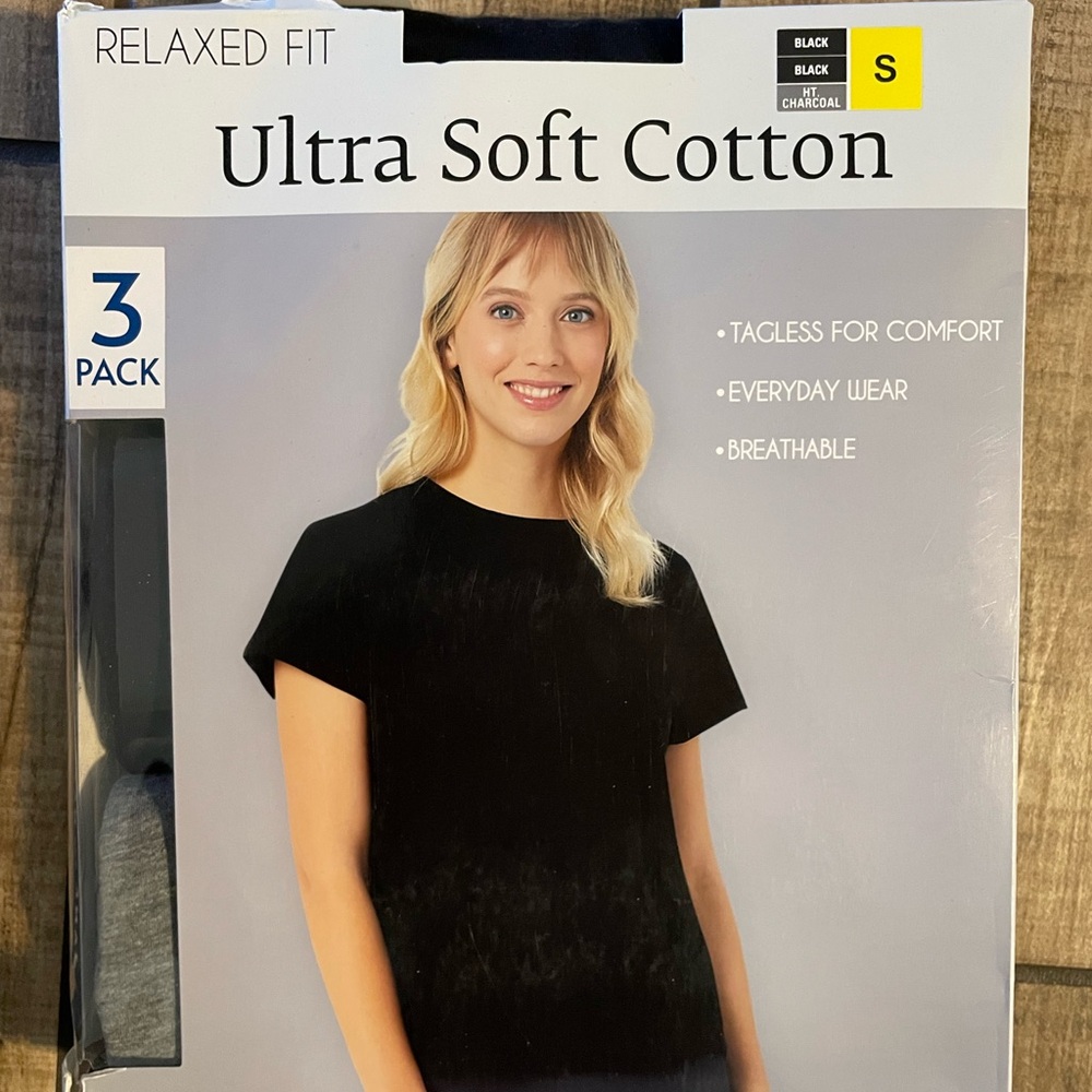 32 Degrees Black Short Sleeve Relaxed T-Shirt